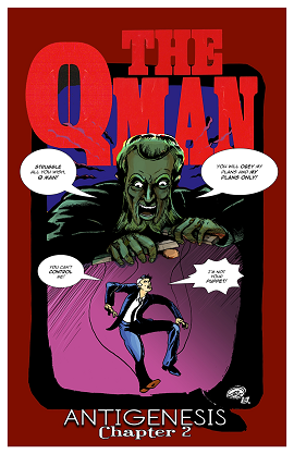 QMAN #2 Cover art